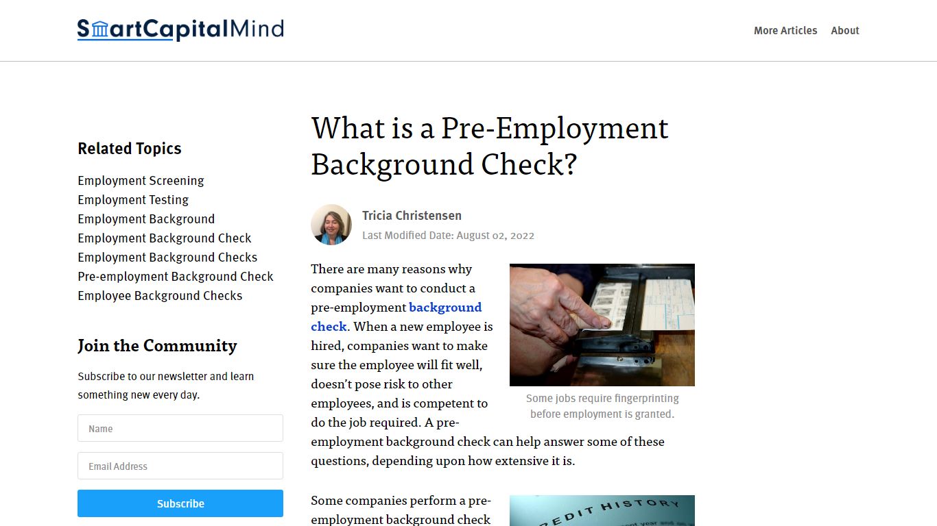 What is a Pre-Employment Background Check? (with pictures)